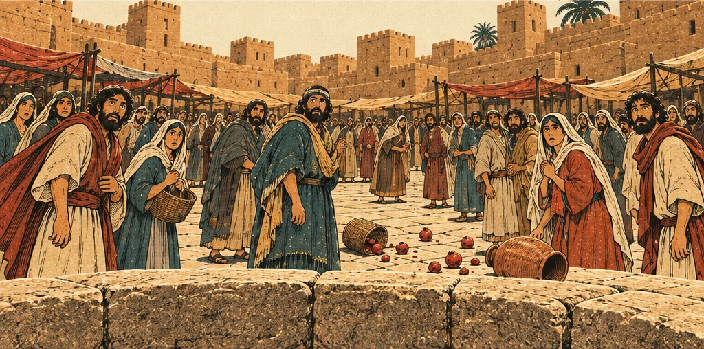 광장이 고요해진다. 오가던 사람들이 모두 멈춰 서서 요나 쪽을 본다.